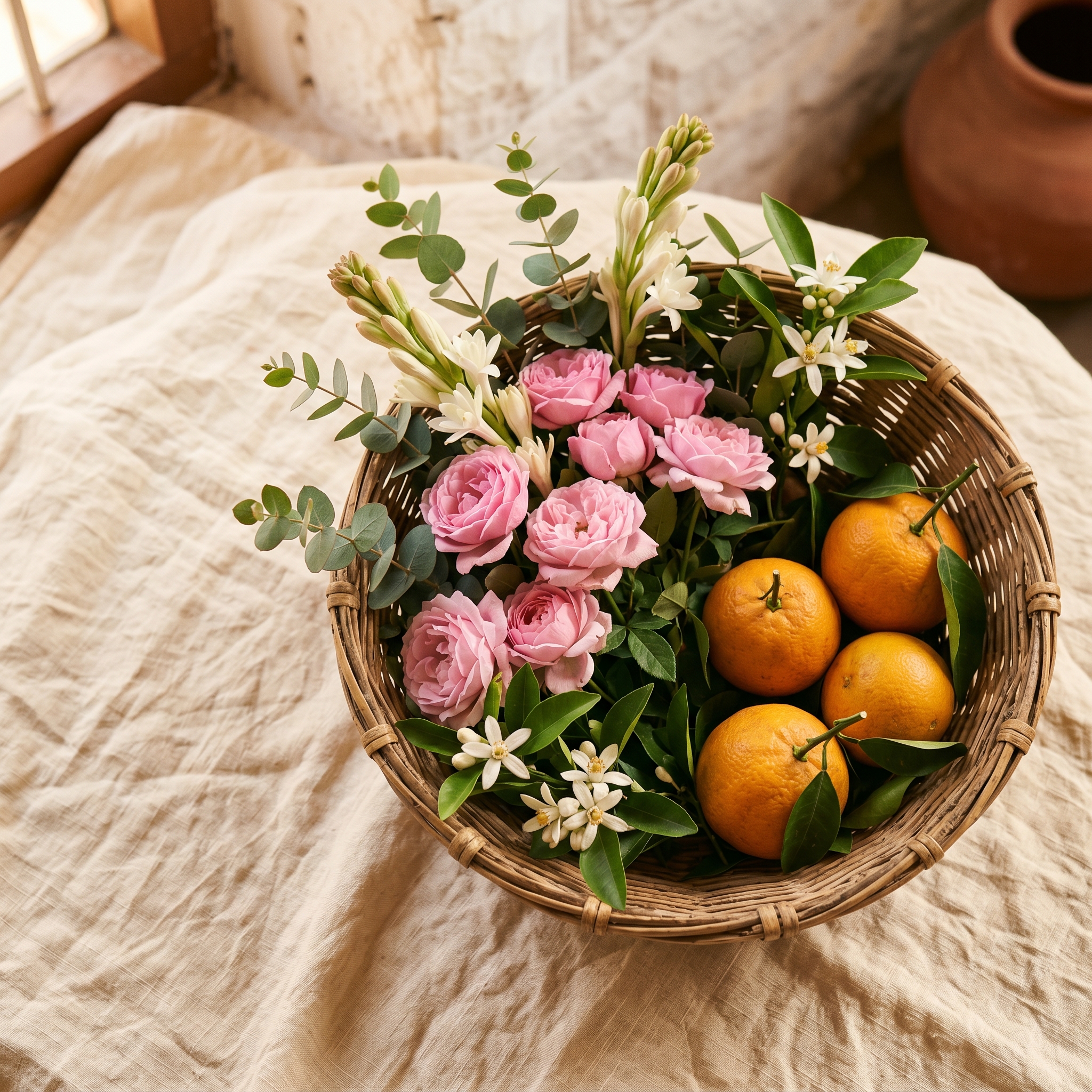 Flowers & Gift Basket